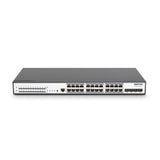 S5300-24P4X, 24-Port Ethernet L2+ PoE+ Switch, 24x PoE+ Ports@370W with 4x 10GE SFP+ Uplinks, Stackable Switch