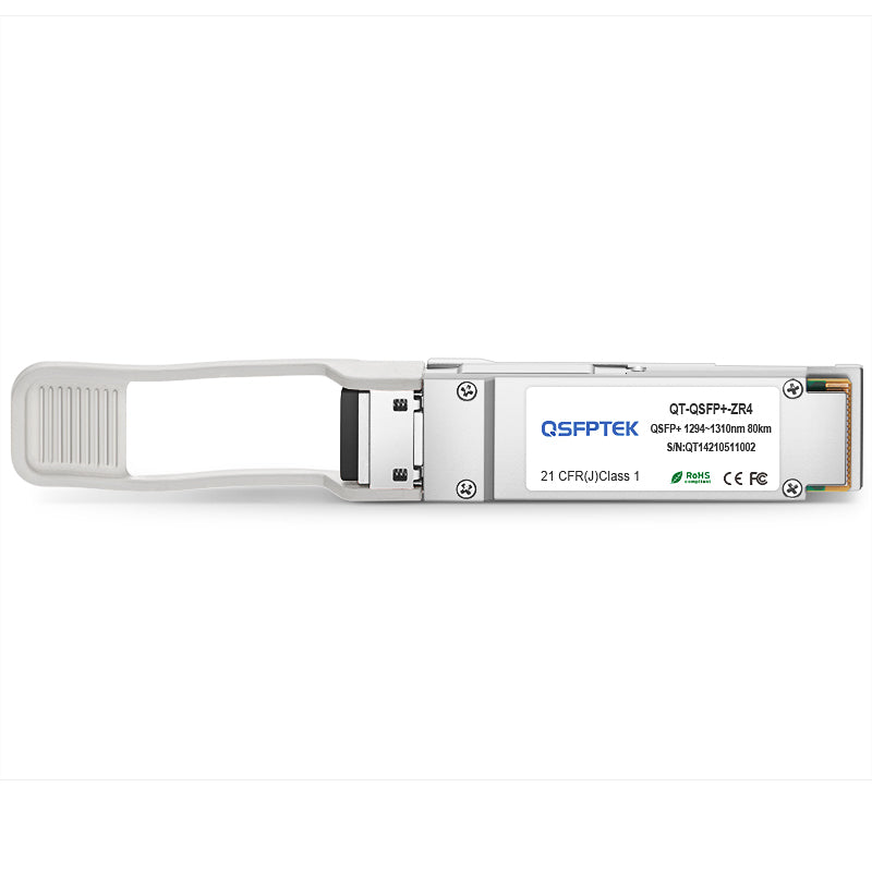 Generic QSFP-40G-ZR4 Compatible 40GBASE-ER4 QSFP+ 1310nm 80km Optical Transceiver Module