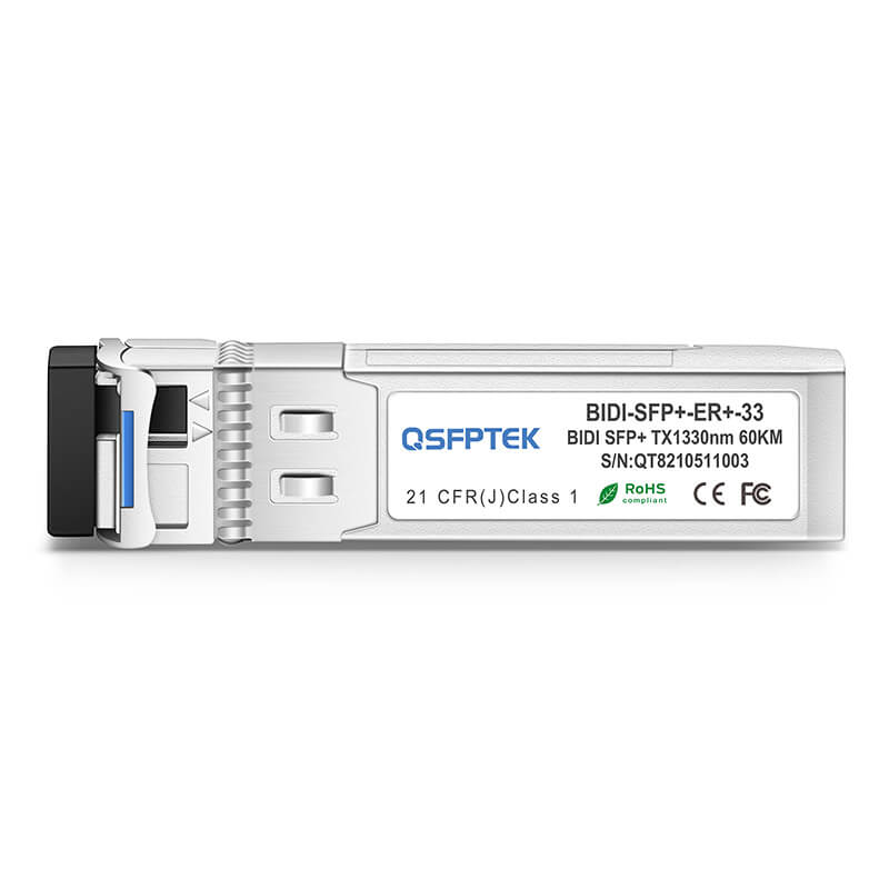 Transceptor compatible de Cisco SFP-10G-BXD 10GBASE-BX10-D BiDi SFP+ 1330nm-TX/1270nm-RX 10km DDM LC SMF