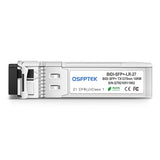 Transceptor compatible de Cisco SFP-10G-BXU 10GBASE-BX10-U BiDi SFP+ 1270nm-TX/1330nm-RX 10km DDM LC SMF