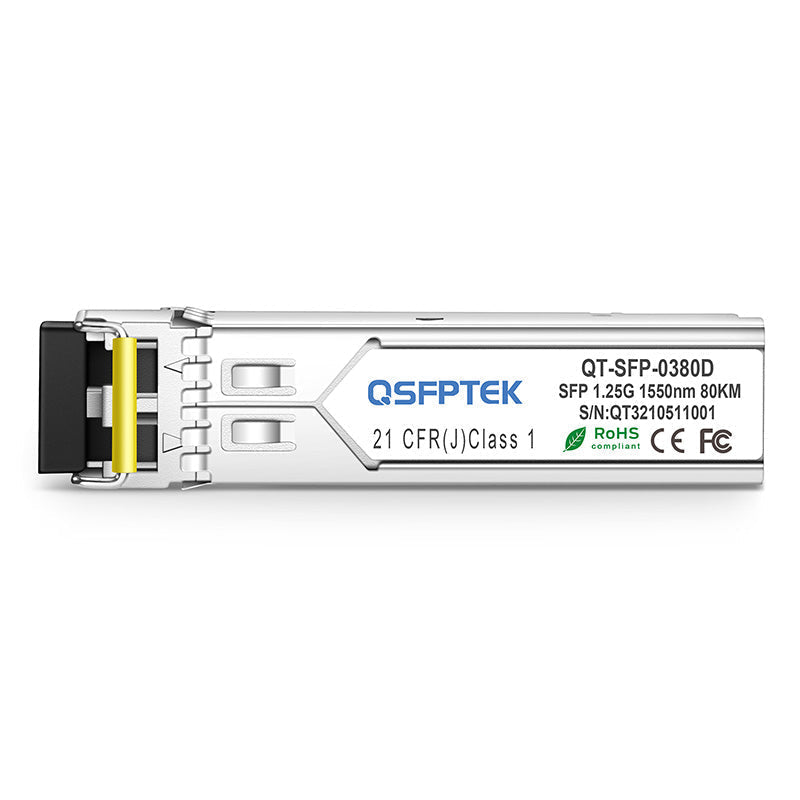Brocade E1MG-LHA Compatible 1000BASE-ZX SFP 1550nm 80km Optical Transceiver Module