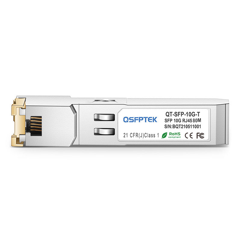 Cisco SFP-10G-T-80 Compatible 10GBASE-T SFP+ Copper RJ-45 80m Transceiver Module