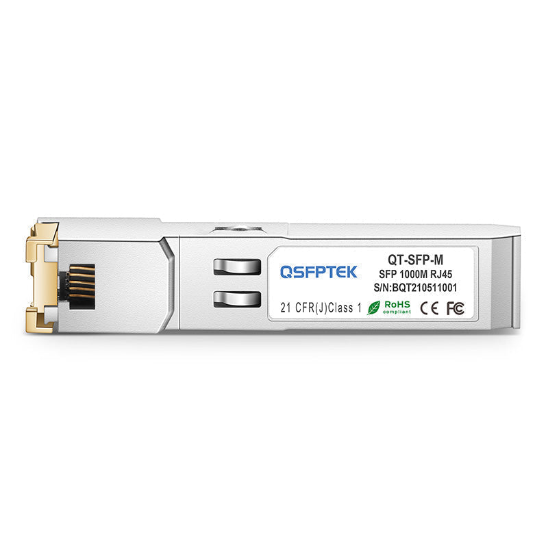 Cisco GLC-TE-I Compatible 1000BASE-T SFP RJ45 100m Industrial Copper Transceiver