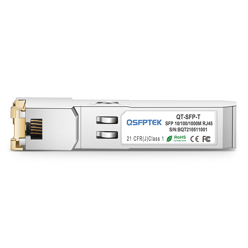 Juniper EX-SFP-1GE-T Compatible 10/100/1000BASE-T SFP SGMII RJ45 100m Copper Transceiver