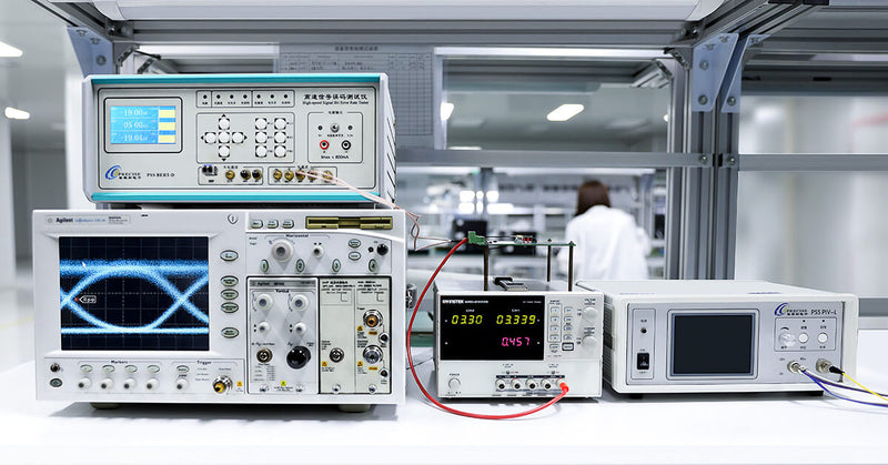 Test Equipment in Operation