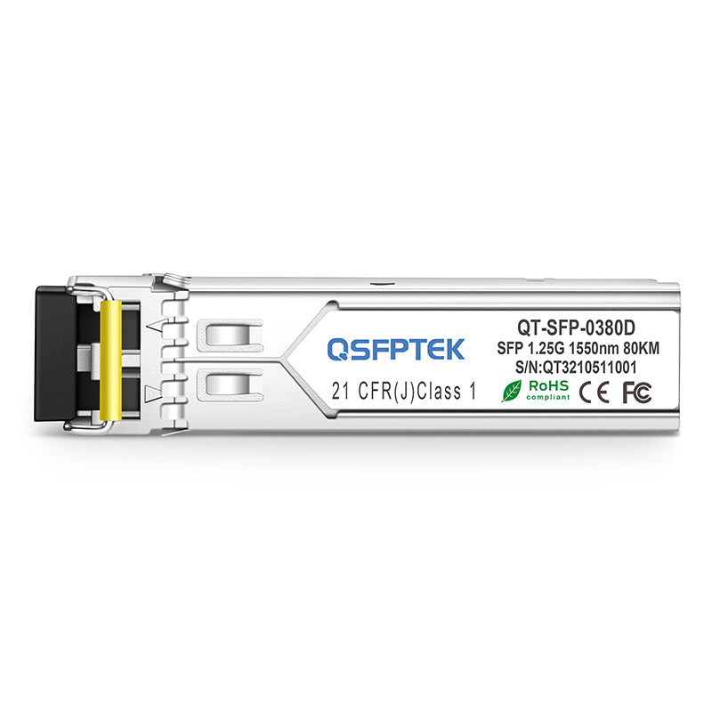 Arista Networks SFP-1G-EX-80 Compatible 1000BASE-ZX SFP 1550nm 80km Optical Transceiver Module