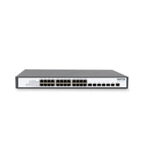 S5300-24T6X, 24-Port Ethernet L3 Switch, 24x GE RJ45 Ports with 6x 10GE SFP+ Uplinks, Stackable Switch